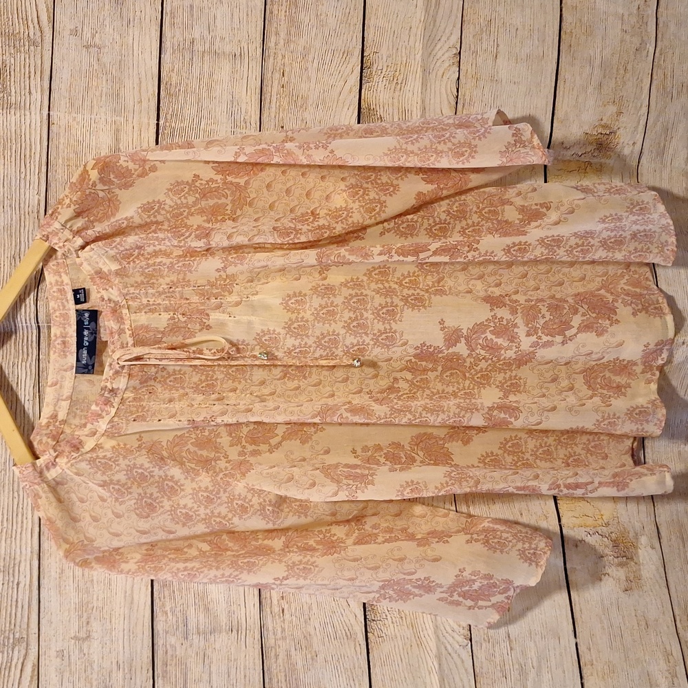 Susan Graver blouse medium pink